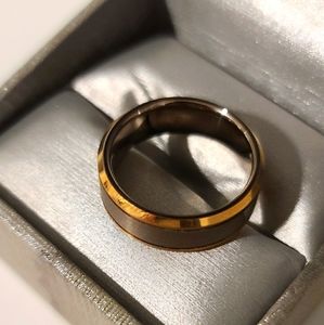 Men's wedding band size 10